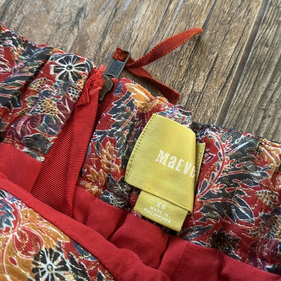 Maeve Multicolor A-Line Skirt - Picture 3 of 6